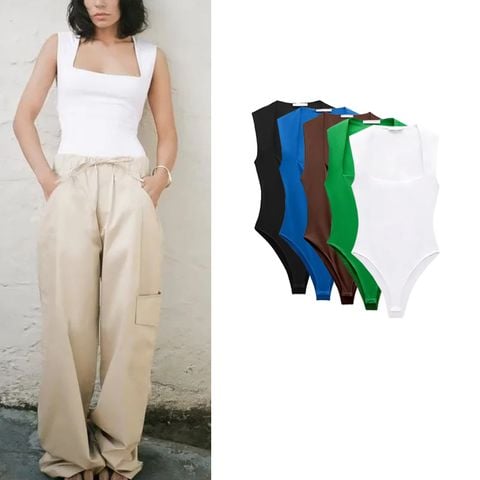  Bodysuit Cổ Vuông 7627 