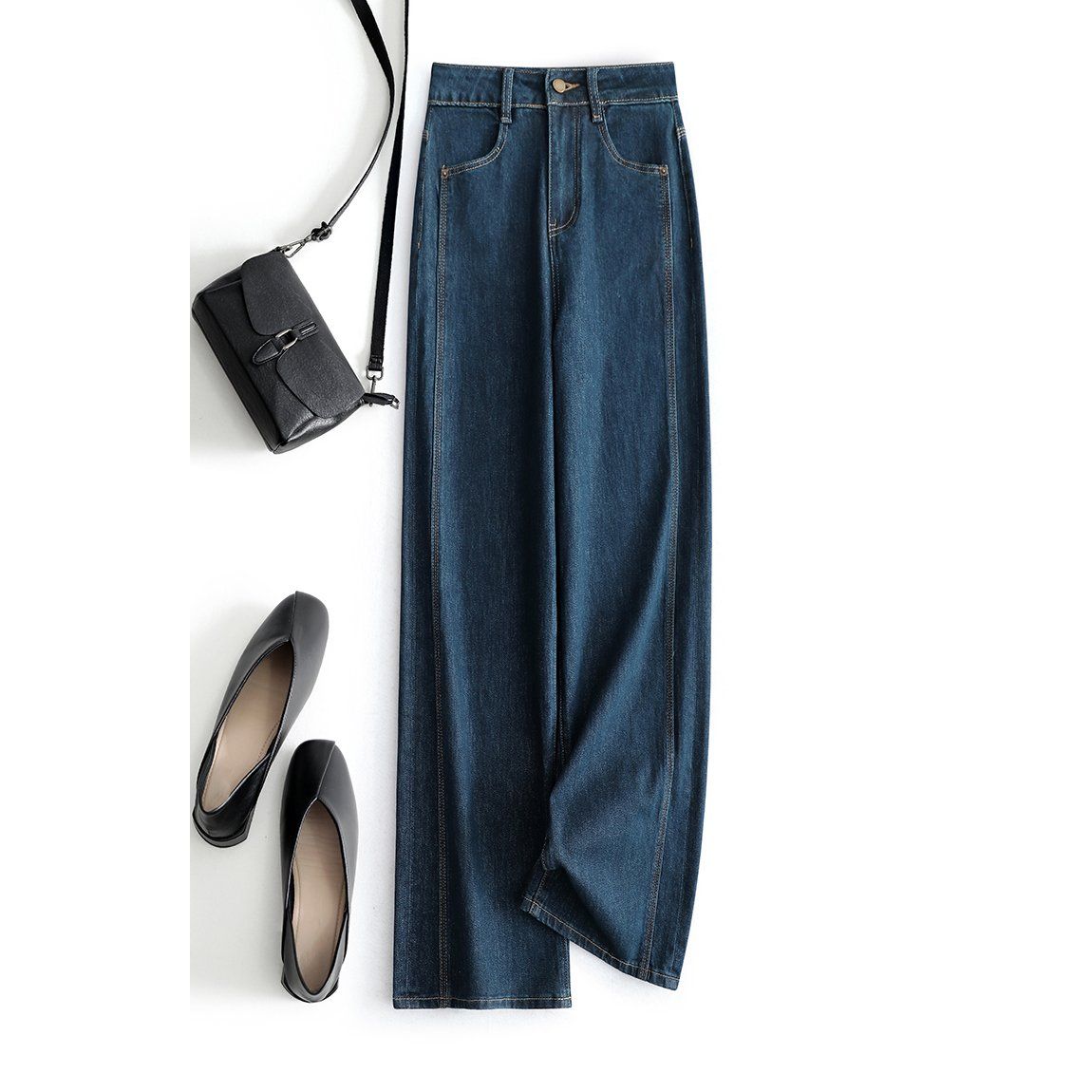 Quần Jean Suông Mềm 7629