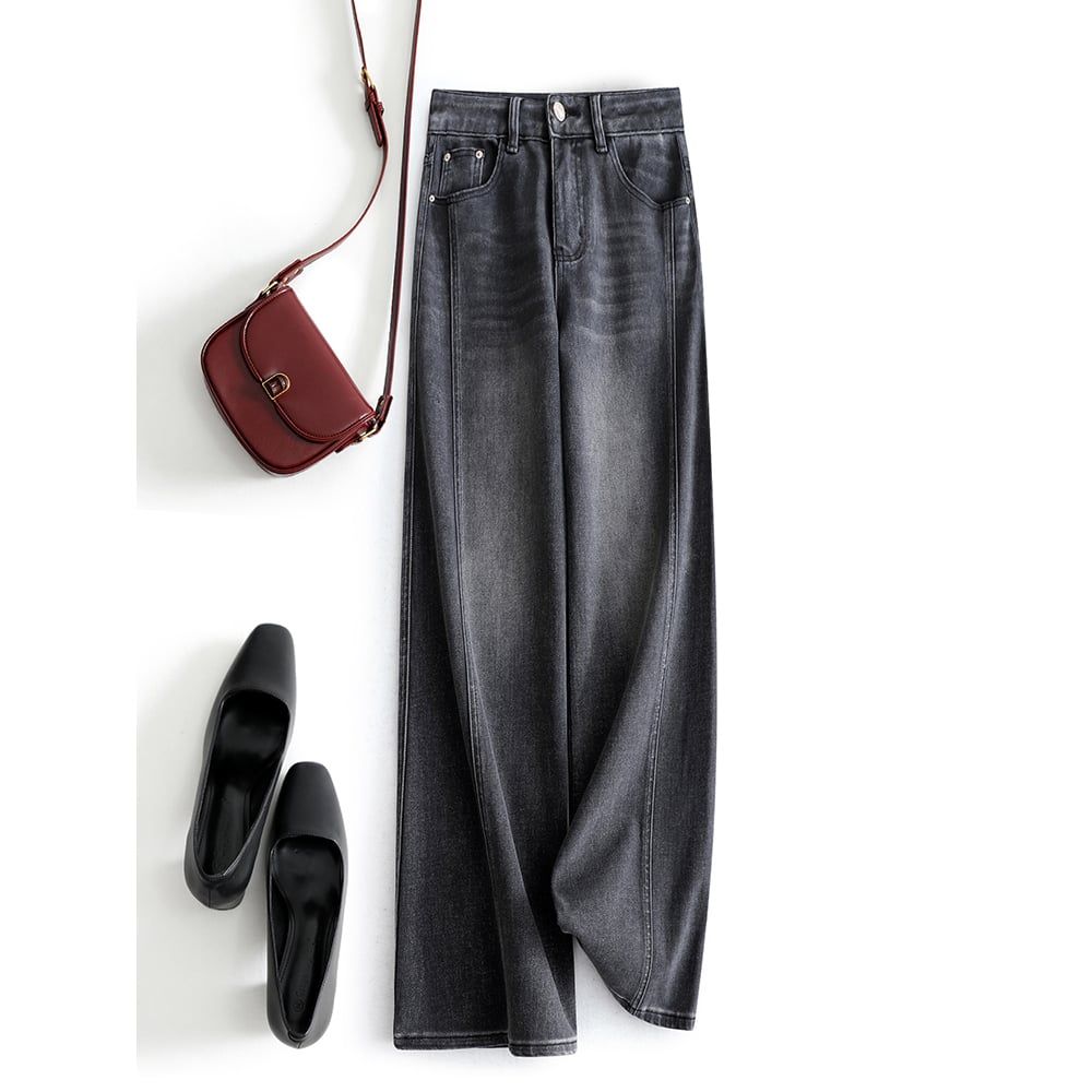 Quần Jean Suông Mềm 7632