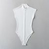 Bodysuit Tay Hến Cổ Cao 7635