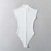 Bodysuit Tay Hến Cổ Cao 7635