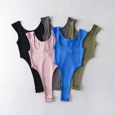  Bodysuit Thun Mềm Cổ U 7644 