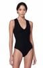 Bodysuit Thun Mềm 3 Lỗ Cổ Tim 7645