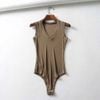 Bodysuit Thun Mềm 3 Lỗ Cổ Tim 7645
