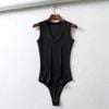 Bodysuit Thun Mềm 3 Lỗ Cổ Tim 7645