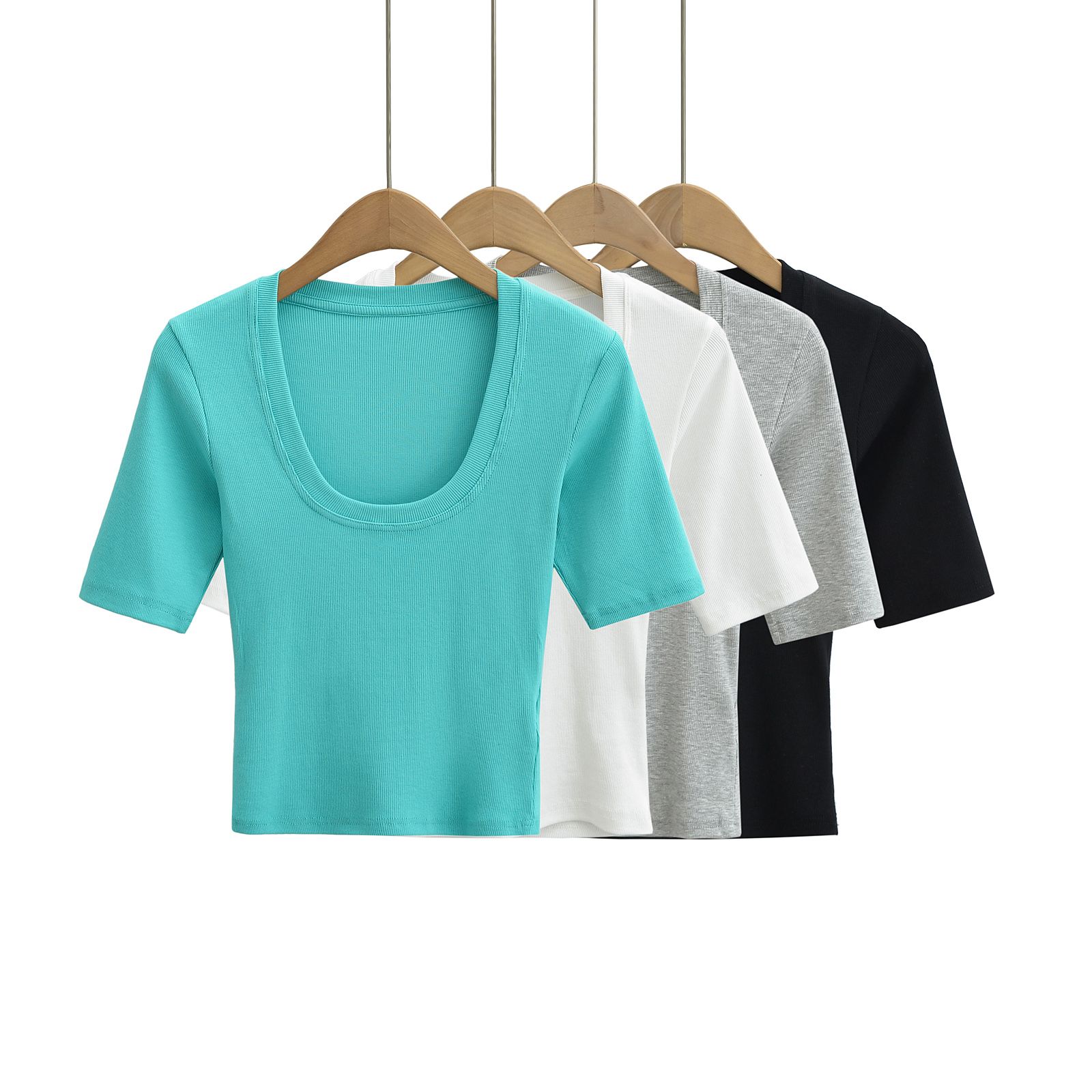 Áo Croptop Cổ U 7655