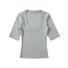 Áo Croptop Cổ U 7655