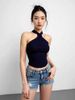 Áo Len Cổ Yếm 7657