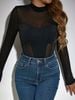 Bodysuit Lưới Cut Out 7676