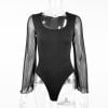 Bodysuit Tay Lưới 7678