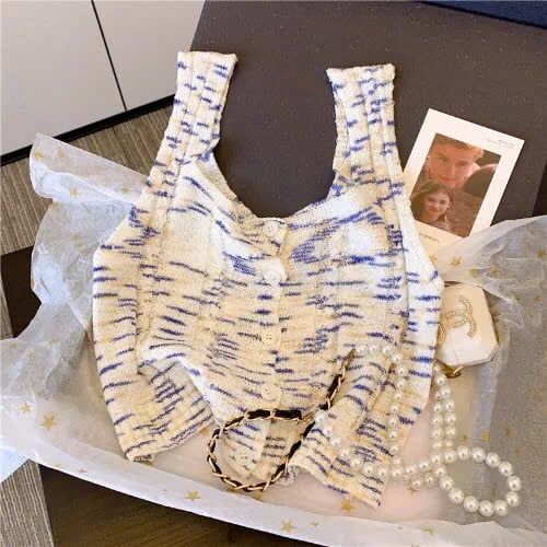 Áo Croptop Len 2 Dây 6938