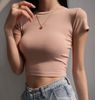 Áo Thun Croptop Trơn 6483 (4 Màu)