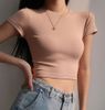 Áo Thun Croptop Trơn 6483 (4 Màu)