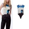 Bodysuit Thun Lưới Họa Tiết 7616