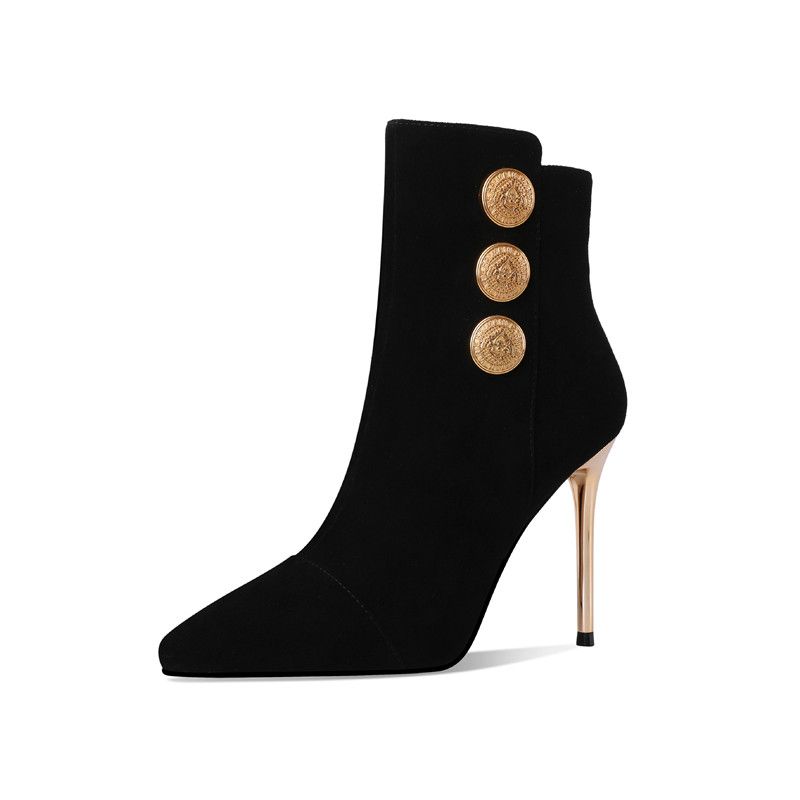 Giày Cao Gót Đính Nút GI-000052