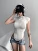 Bodysuit Trơn Bo Eo 7516