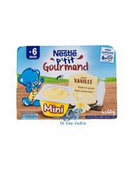 Lốc 6 Hộp Váng Sữa Nestle Pháp Vị Vani 60gr Cho Trẻ Từ 6 Tháng