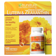 Viên uống hỗ trợ thị lực Trunature Lutein & Zeaxanthin 140 viên