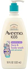 Sữa Tắm Aveeno Kids Face&Body Wash Mỹ 532ml Cho Da Nhạy Cảm