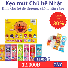 Kẹo mút chú hề Fujiya Nhật - chống sâu răng
