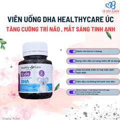 Viên Uống DHA HealthyCare Úc 60 Viên (4 Tháng)