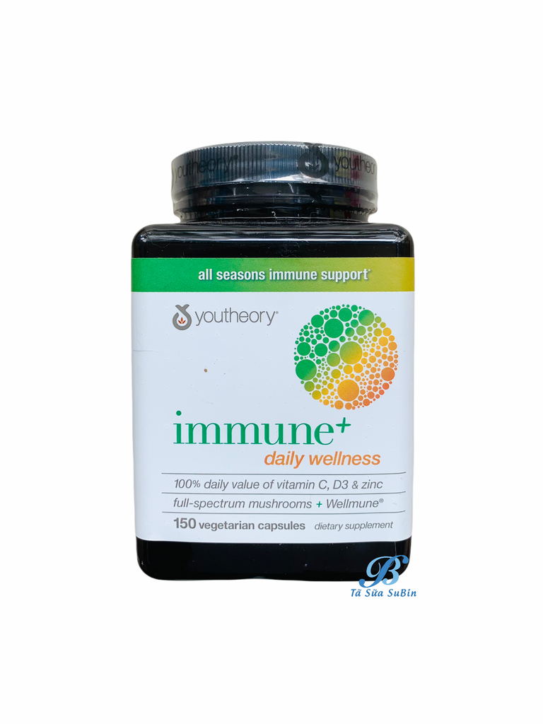 Viên uống tăng cường hệ miễn dịch Youtheory Immune+ 150 Viên mỹ