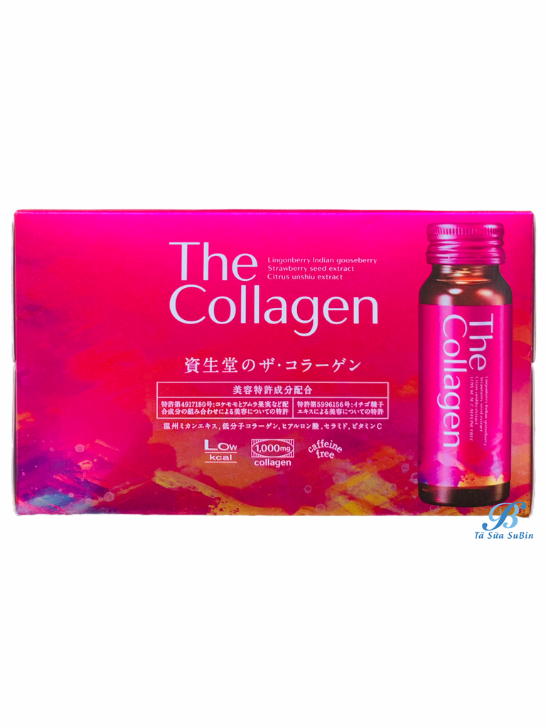 The Collagen Shiseido hộp 10 lọ dạng nước ( mẫu mới) Nhật (50mlx 10 chai)