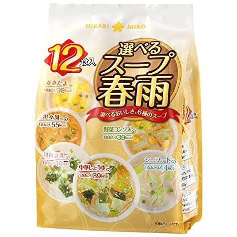 Miến Ăn Liền Hikari Miso Nhật 220gr 6 Vị 12 Gói Dành Cho Bé Trên 1 Tuổi