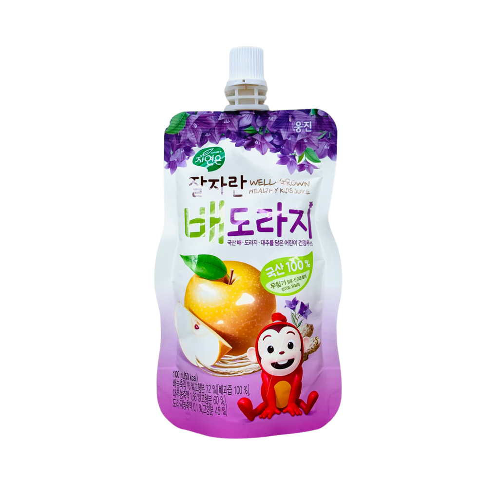 Nước Trái Cây Woong Jin Organic Hàn Quốc 100ml Vị Lê