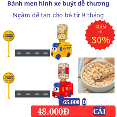Bánh men xe buýt dễ thương