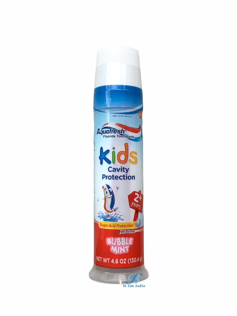 Kem Đánh Răng Aquafresh Kids Nhật cho bé từ 2 tuổi