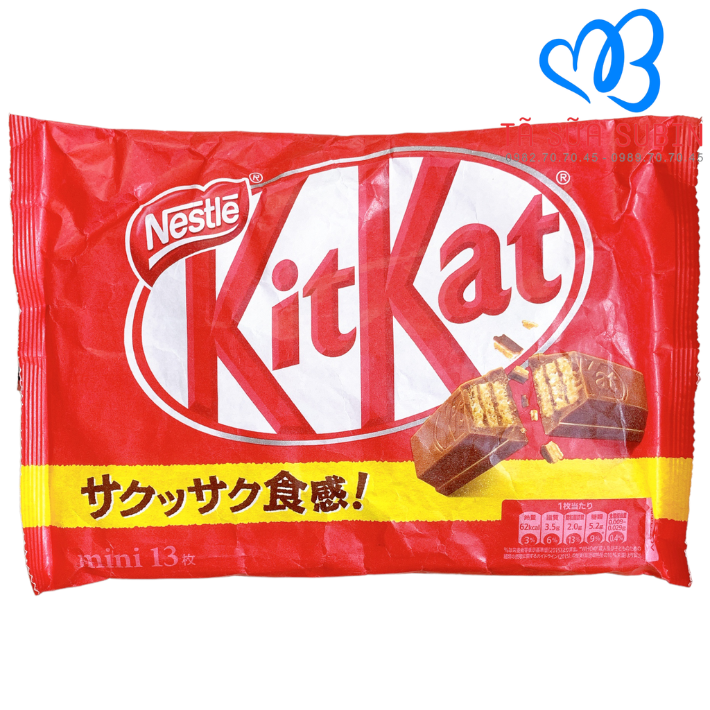 Kẹo Socola KitKat Nhật (13 Thanh) Vị Truyền Thống