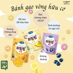 Bánh Gạo Vòng ILdong Hàn Quốc 40g Bé Từ 6th