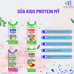 Sữa Orgain Kids Protein Organic Mỹ 237ml Vị Socola