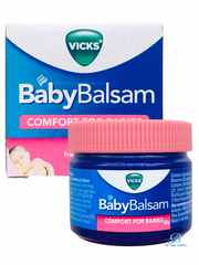 Dầu Vick Baby Balsam Úc Bôi Ấm Ngực Chống Cảm, Ho, Ngạt Mũi Úc 50gr