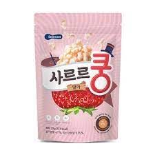 Bánh Bỏng Ngô BeBecook Hàn Quốc 23gr Vị Dâu Bổ Sung Men Vi Sinh