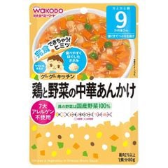 Súp Wakodo 9 tháng Nhật Bản 80gr Vị Gà và Rau Củ