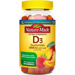 Kẹo Dẻo Vitamin D3 5000iu Naturemade Mỹ 200 Viên