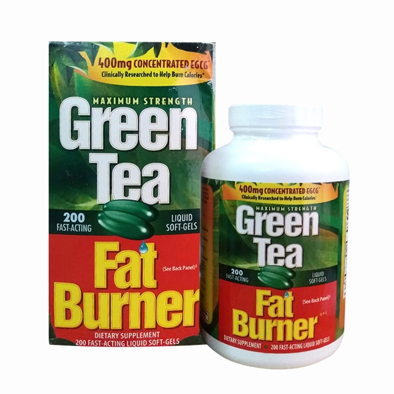Viên Uống Giảm Cân Trà Xanh Green Tea Fat Burner 200 viên