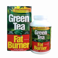 Viên Uống Giảm Cân Trà Xanh Green Tea Fat Burner 200 viên