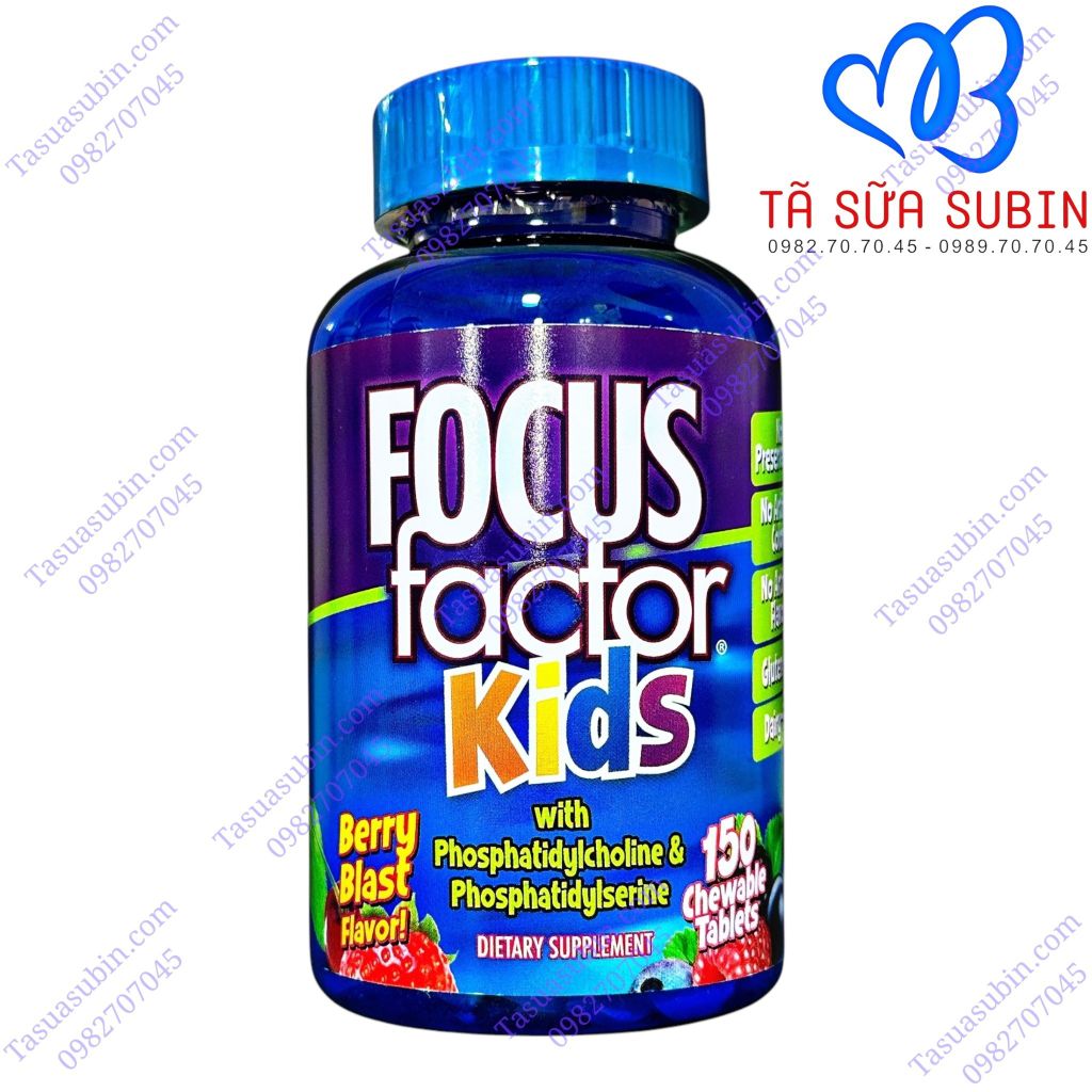 Kẹo Phát Triển Trí Não Cho Trẻ Focus Factor Kids 150 Viên