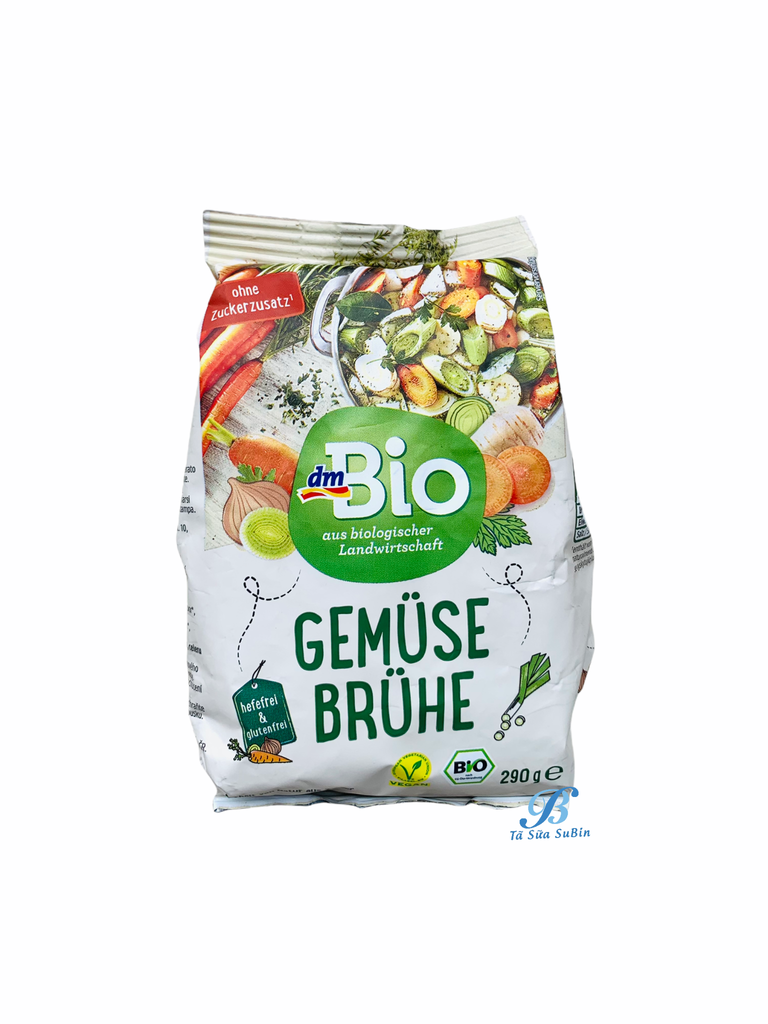 Hạt Nêm Hữu Cơ dm BIO GEMUSE BRUHE Đức 290gr