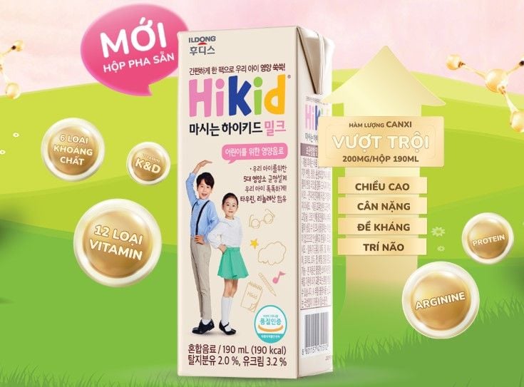 Sữa Nước Hikid Ildong Hàn Quốc 190ml