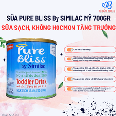 Sữa Bột Pure Bliss Mỹ 700gr Cho Bé 1-3 Tuổi