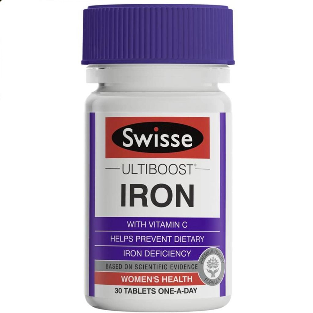 Viên Uống Bổ Sung Sắt Iron Swisse Ultiboost 30 Viên