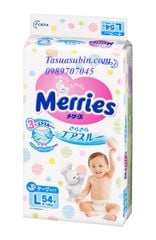 Tã Dán Merries Hàng Nội Địa Nhật Size L54 (9-14 ký)