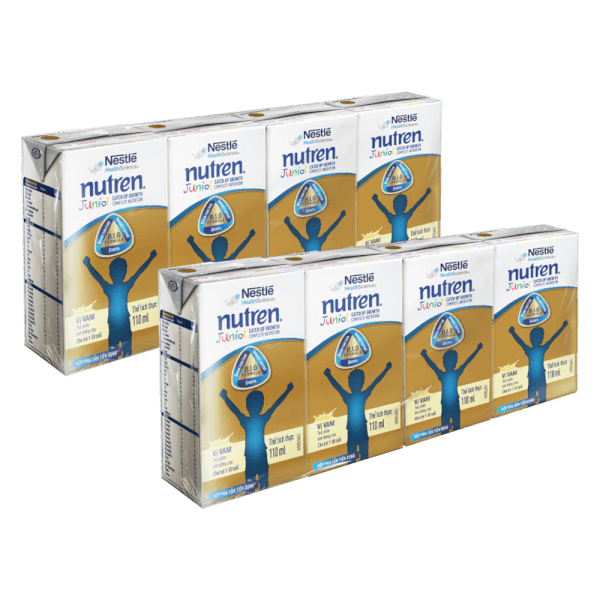 Lốc 4 Hộp Sữa Nutren Junior Pha Sẵn 110ml Thuỵ Sỹ