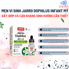 Men Vi Sinh Đẩy Đờm Jarro Dophilus Infant Mỹ 15ml (0-6 Tháng)