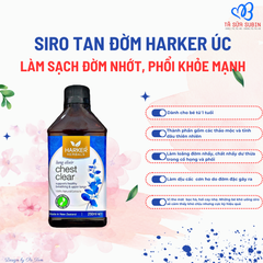 Siro Tan Đờm Harker Herbals Chest Clear New Zealand 250ml