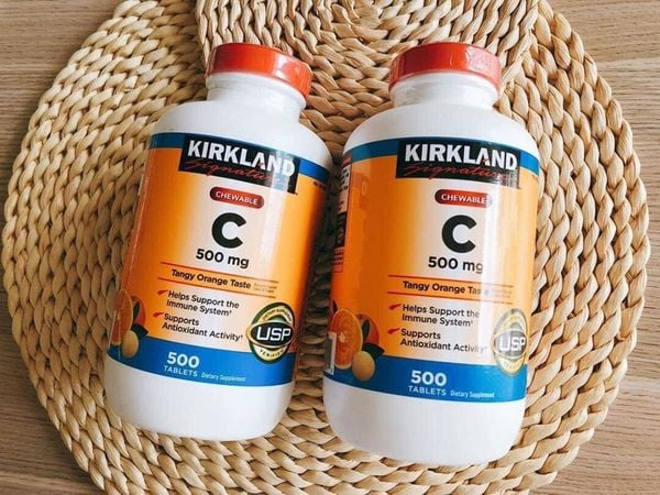 VIÊN UỐNG BỔ SUNG VITAMIN C KIRKLAND CHEWABLE C 500MG